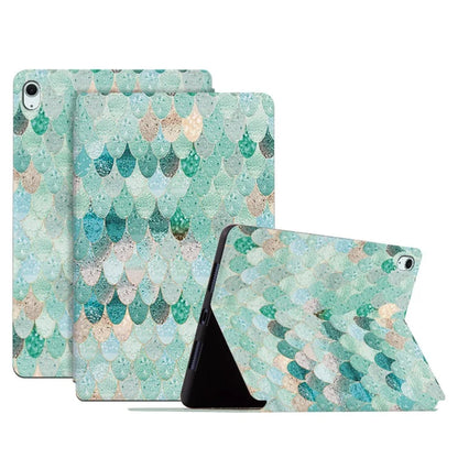 For iPad Air 11 (2024)  /  iPad Air (2022)  /  (2020) Case Pattern Print Leather Stand Tablet Cover