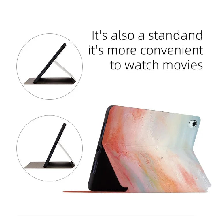 For iPad Air 11 (2024) / iPad Air (2022) / (2020) Case Tablet Leather Cover Pattern Print