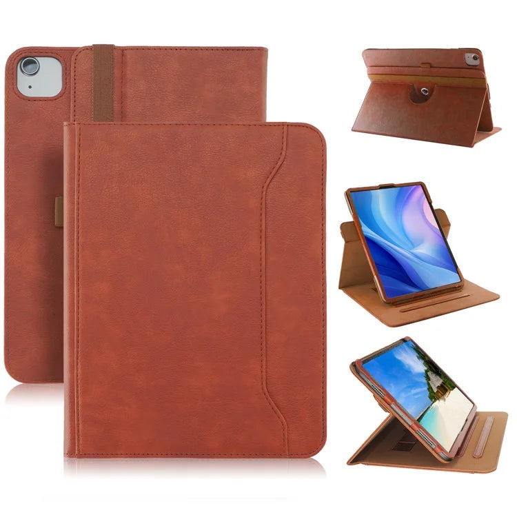 For iPad Air 11 (2024) / Air (2022) / (2020) / iPad 10.9 (2022) / iPad Pro 11 (2024) / (2022) / (2021) / (2020) / (2018) Leather Case Rotating Stand