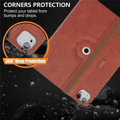For iPad Air 11 (2024) / Air (2022) / (2020) / iPad 10.9 (2022) / iPad Pro 11 (2024) / (2022) / (2021) / (2020) / (2018) Leather Case Rotating Stand