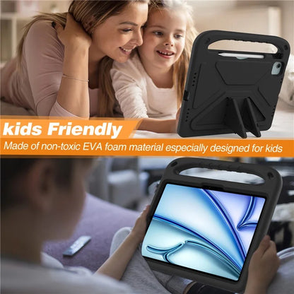 For iPad Pro 11 (2024) / Air 11 (2024) Case Hand Grip Kickstand Tablet EVA Cover
