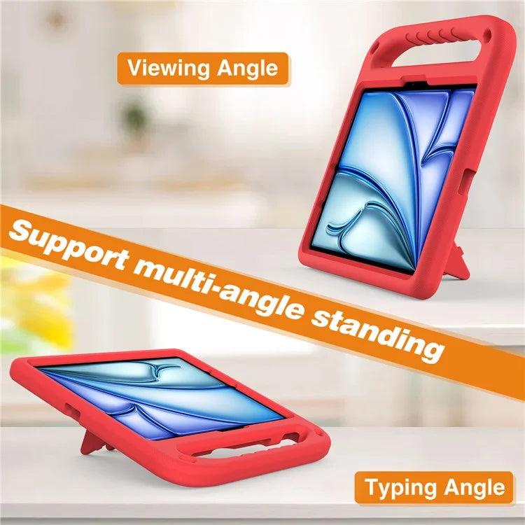For iPad Pro 11 (2024) / Air 11 (2024) Case Hand Grip Kickstand Tablet EVA Cover