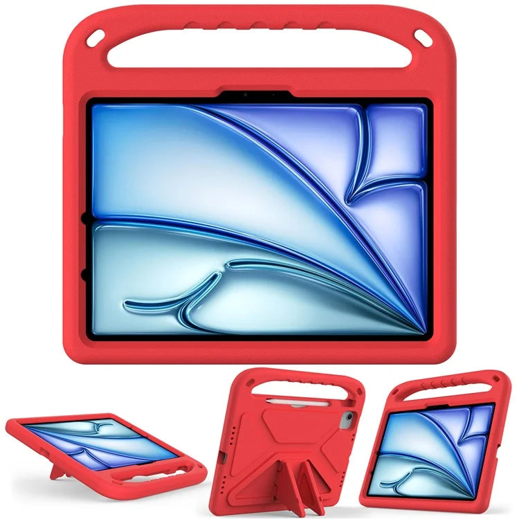 For iPad Pro 11 (2024) / Air 11 (2024) Case Hand Grip Kickstand Tablet EVA Cover