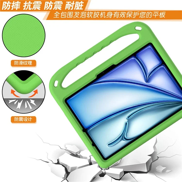 For iPad Pro 11 (2024) / Air 11 (2024) Case Hand Grip Kickstand Tablet EVA Cover
