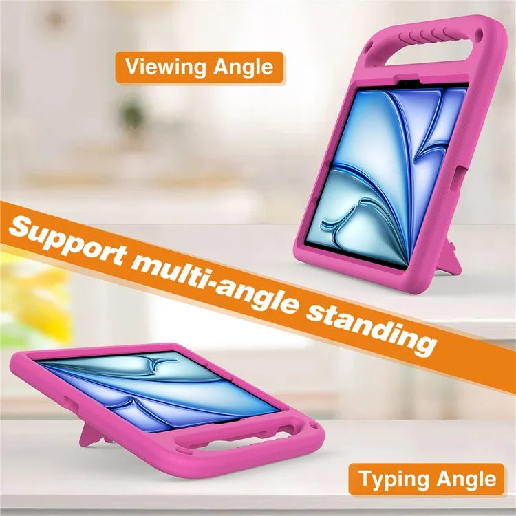 For iPad Pro 11 (2024) / Air 11 (2024) Case Hand Grip Kickstand Tablet EVA Cover