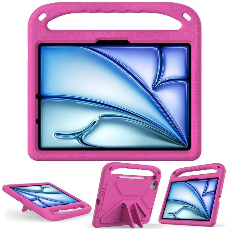 For iPad Pro 11 (2024) / Air 11 (2024) Case Hand Grip Kickstand Tablet EVA Cover