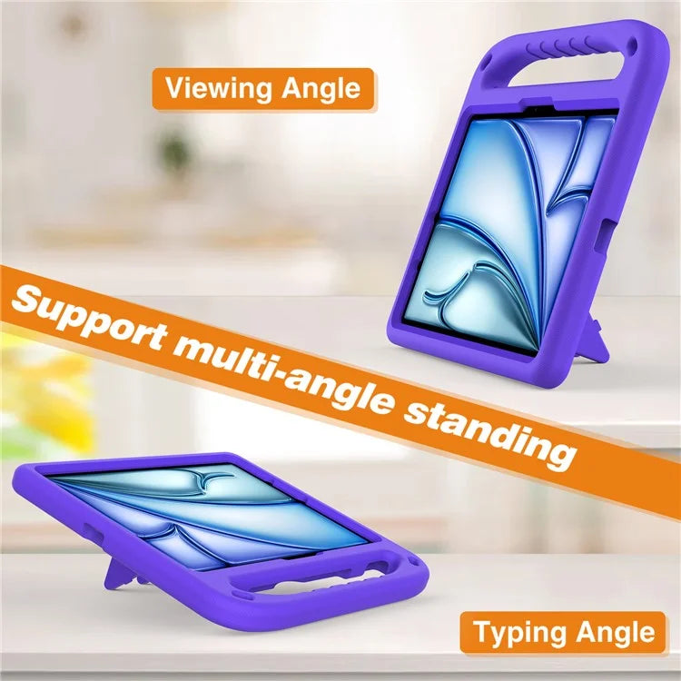 For iPad Pro 11 (2024) / Air 11 (2024) Case Hand Grip Kickstand Tablet EVA Cover