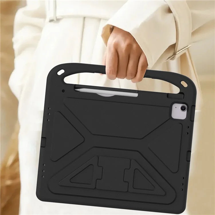 For iPad Pro 13 (2024) / Air 13 (2024) EVA Case Shockproof Handle Kickstand Tablet Cover