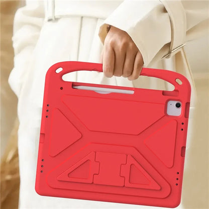 For iPad Pro 13 (2024) / Air 13 (2024) EVA Case Shockproof Handle Kickstand Tablet Cover