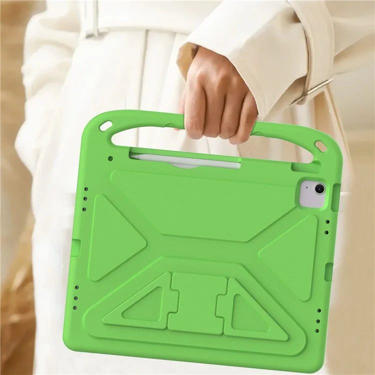 For iPad Pro 13 (2024) / Air 13 (2024) EVA Case Shockproof Handle Kickstand Tablet Cover