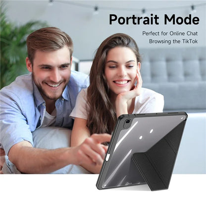 DUX DUCIS Magi Series for iPad Air (2020) / (2022) / Air 11 (2024) Case Auto Wake / Sleep PU Leather+PC+TPU Tablet Cover