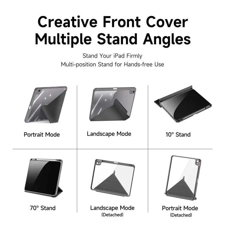 DUX DUCIS Magi Series for iPad Air (2020) / (2022) / Air 11 (2024) Case Auto Wake / Sleep PU Leather+PC+TPU Tablet Cover