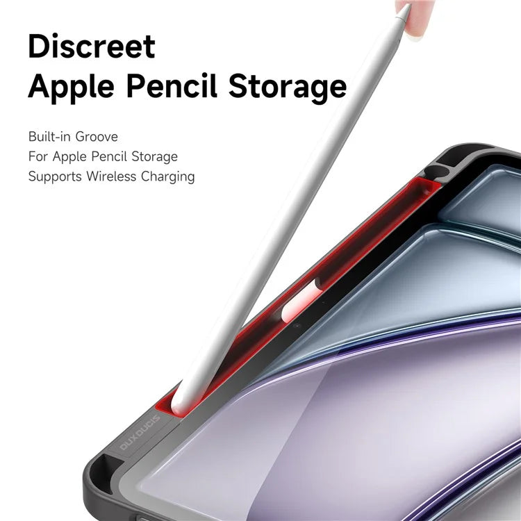 DUX DUCIS Magi Series for iPad Air (2020) / (2022) / Air 11 (2024) Case Auto Wake / Sleep PU Leather+PC+TPU Tablet Cover