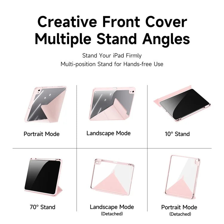 DUX DUCIS Magi Series for iPad Air (2020) / (2022) / Air 11 (2024) Case Auto Wake / Sleep PU Leather+PC+TPU Tablet Cover