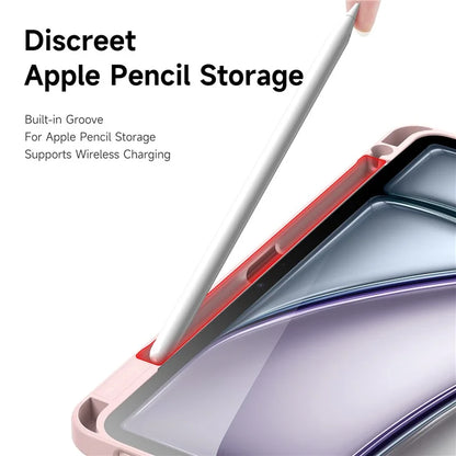 DUX DUCIS Magi Series for iPad Air (2020) / (2022) / Air 11 (2024) Case Auto Wake / Sleep PU Leather+PC+TPU Tablet Cover