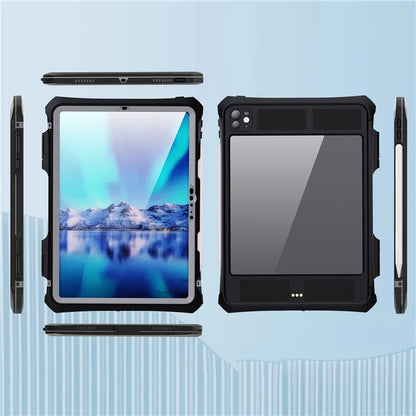 SHELLBOX For iPad Pro 11 (2024) Waterproof Case IP68 Underwater Protective Shockproof Tablet Cover