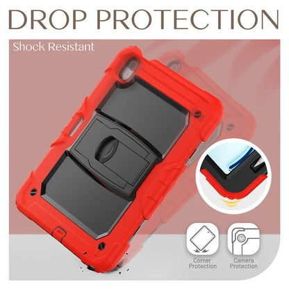 For iPad Air 11 (2024) Case PC+Silicone Tablet Cover with Shoulder Strap