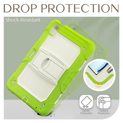 For iPad Air 11 (2024) Case PC+Silicone Tablet Cover with Shoulder Strap