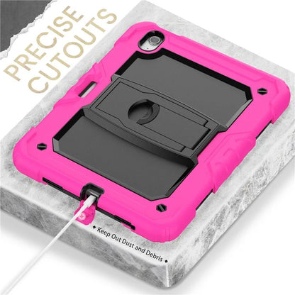 For iPad Air 11 (2024) Case PC+Silicone Tablet Cover with Shoulder Strap