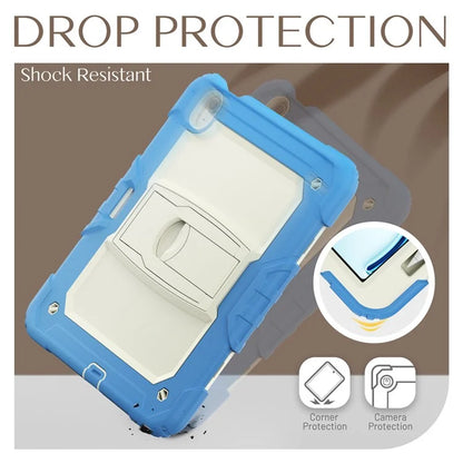 For iPad Air 11 (2024) Case PC+Silicone Tablet Cover with Shoulder Strap