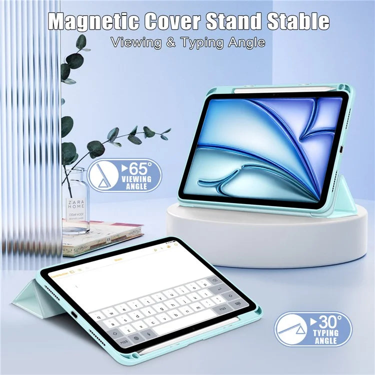 Leather Case For iPad Air 11 (2024) / Air (2022) / (2020) / iPad 10.9 (2022) / iPad Pro 11 (2022) / (2021) / (2020) / (2018) Tri-Fold Stand Cover