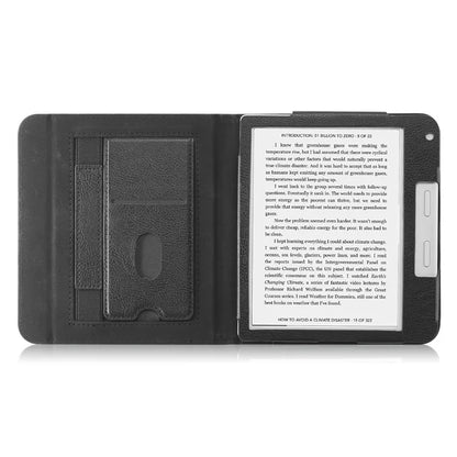 For Kobo Libra 2 / Libra Colour Case PU Leather E-Reader Protective Cover Auto Sleep / Wake