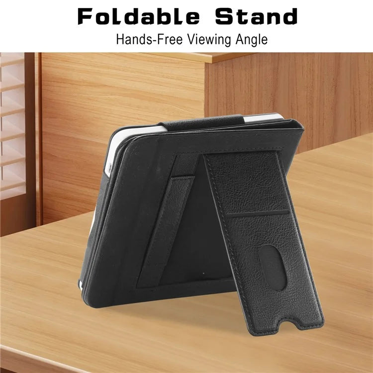 For Kobo Libra 2 / Libra Colour Case PU Leather E-Reader Protective Cover Auto Sleep / Wake