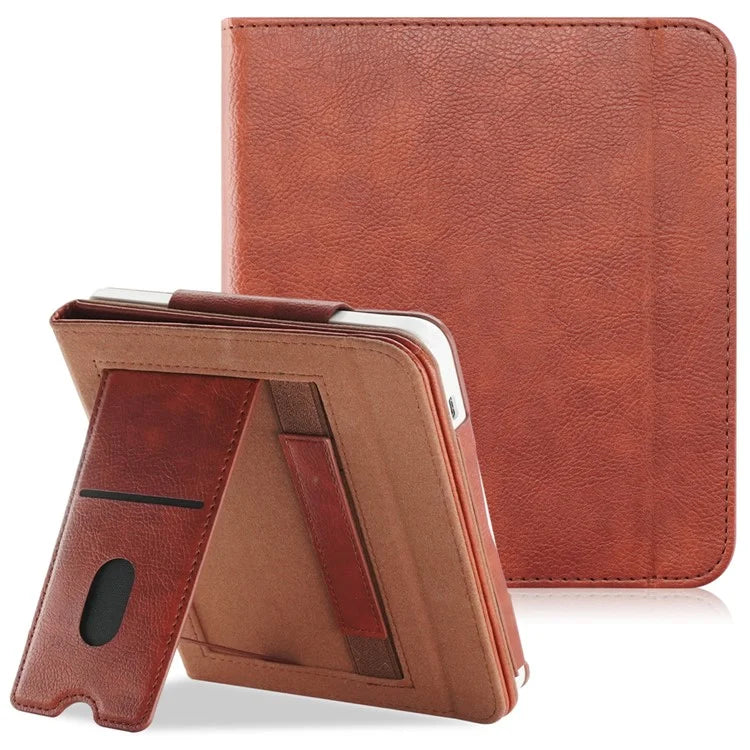 For Kobo Libra 2 / Libra Colour Case PU Leather E-Reader Protective Cover Auto Sleep / Wake