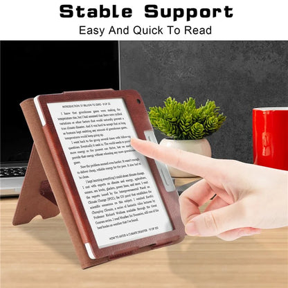 For Kobo Libra 2 / Libra Colour Case PU Leather E-Reader Protective Cover Auto Sleep / Wake