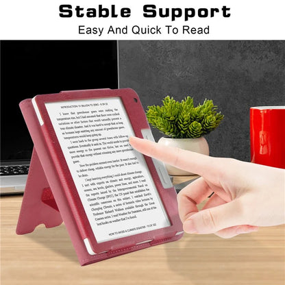 For Kobo Libra 2 / Libra Colour Case PU Leather E-Reader Protective Cover Auto Sleep / Wake