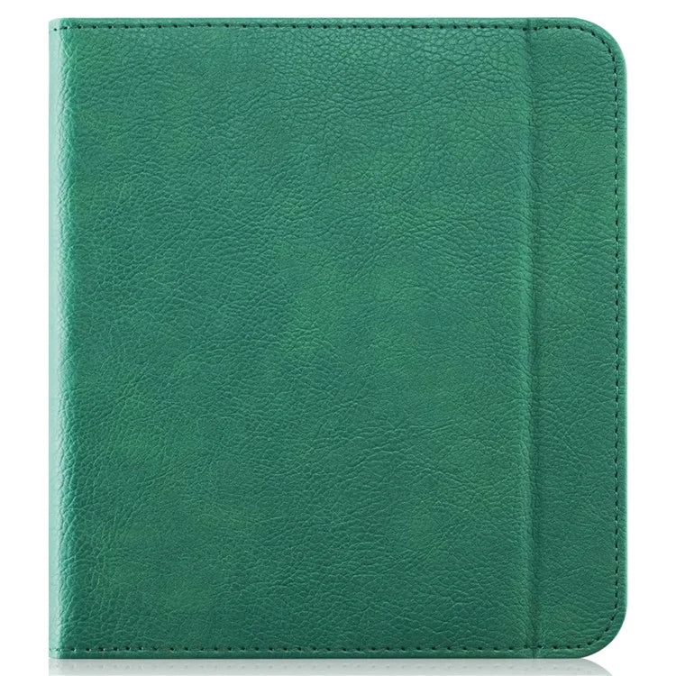 For Kobo Libra 2 / Libra Colour Case PU Leather E-Reader Protective Cover Auto Sleep / Wakeish Green