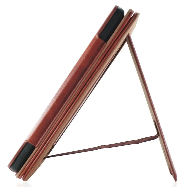 For Kobo Clara Colour / Clara 2E Case Card Slots Stand Hand Strap PU Leather E-Reader Cover