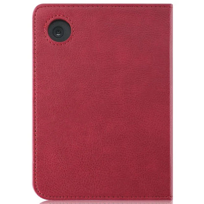 For Kobo Clara Colour / Clara 2E Case Card Slots Stand Hand Strap PU Leather E-Reader Cover