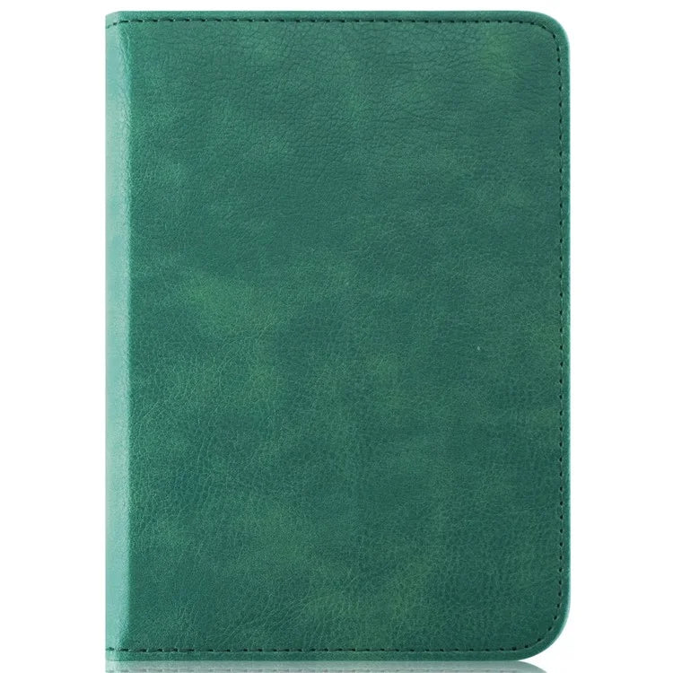 For Kobo Clara Colour / Clara 2E Case Card Slots Stand Hand Strap PU Leather E-Reader Cover