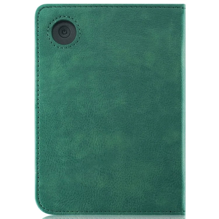For Kobo Clara Colour / Clara 2E Case Card Slots Stand Hand Strap PU Leather E-Reader Cover