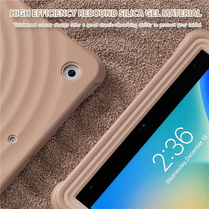 For iPad 10.2 (2021) / (2020) / (2019) Case Rotatable Hand Grip Kickstand PC+Silicone+TPU Tablet Cover