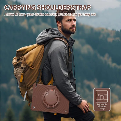 For iPad 10.2 (2021) / (2020) / (2019) Case with Shoulder Strap Kickstand PC+Silicone+TPU Tablet Cover