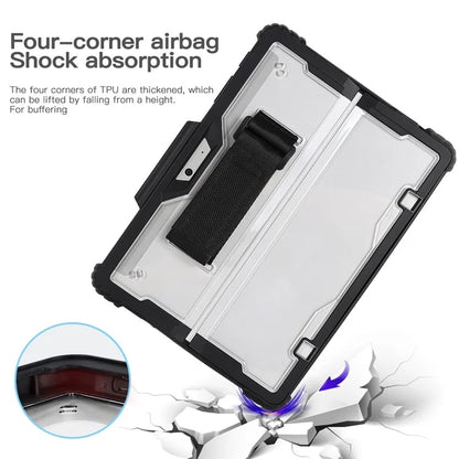 For Microsoft Surface Pro 10 Case Kickstand Hybrid Laptop Protective Cover with Hand Strap
