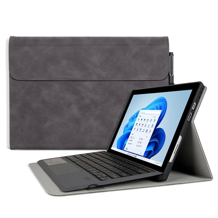 For Microsoft Surface Pro 10 / 9 Case Stand Leather Protective Sleeve with Pen Holder