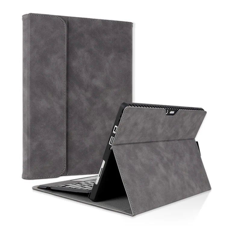 For Microsoft Surface Pro 10 / 9 Case Stand Leather Protective Sleeve with Pen Holder