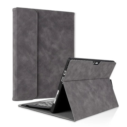For Microsoft Surface Pro 10 / 9 Case Stand Leather Protective Sleeve with Pen Holder