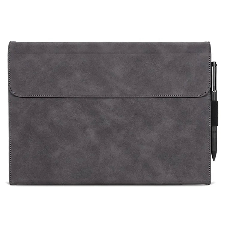 For Microsoft Surface Pro 10 / 9 Case Stand Leather Protective Sleeve with Pen Holder
