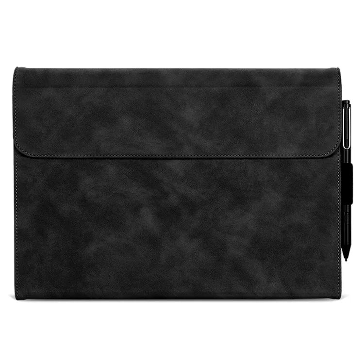 For Microsoft Surface Pro 10 / 9 Case Stand Leather Protective Sleeve with Pen Holder