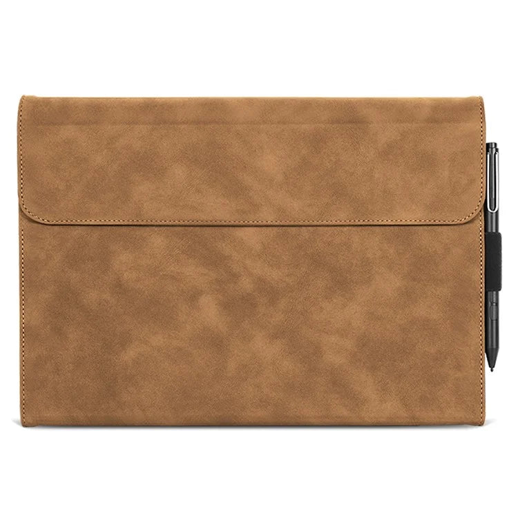 For Microsoft Surface Pro 10 / 9 Case Stand Leather Protective Sleeve with Pen Holder