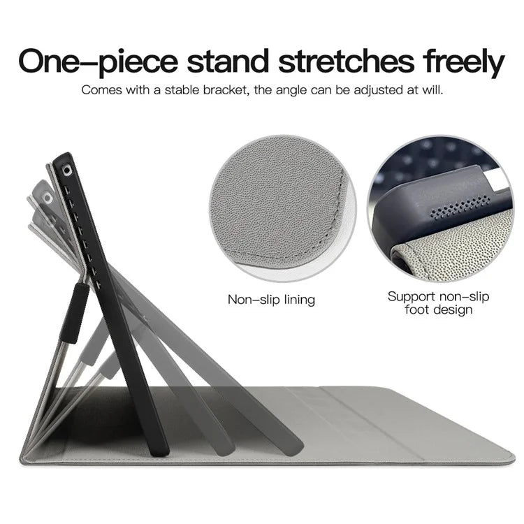 For Microsoft Surface Pro 10 / 9 Case Stand Leather Protective Sleeve with Pen Holder