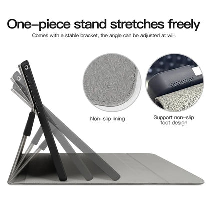 For Microsoft Surface Pro 10 / 9 Case Stand Leather Protective Sleeve with Pen Holder