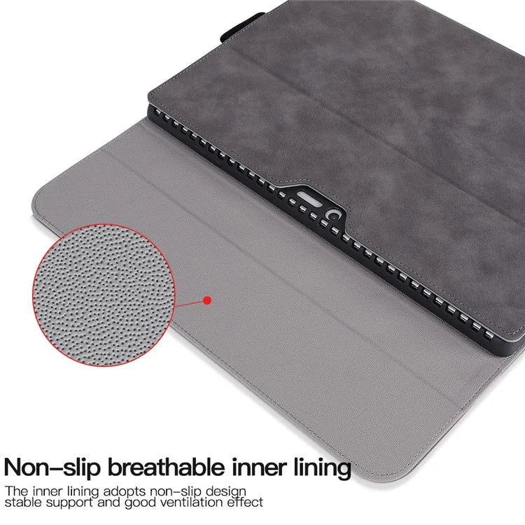 For Microsoft Surface Pro 10 / 9 Case Stand Leather Protective Sleeve with Pen Holder