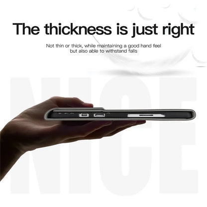 For Microsoft Surface Pro 10 / 9 Case Stand Leather Protective Sleeve with Pen Holder