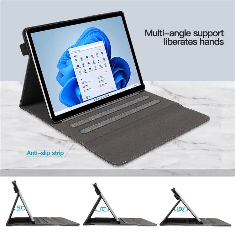 For Microsoft Surface Pro 10 / 9 / 8 Case Stand Wallet Function Laptop Leather Cover