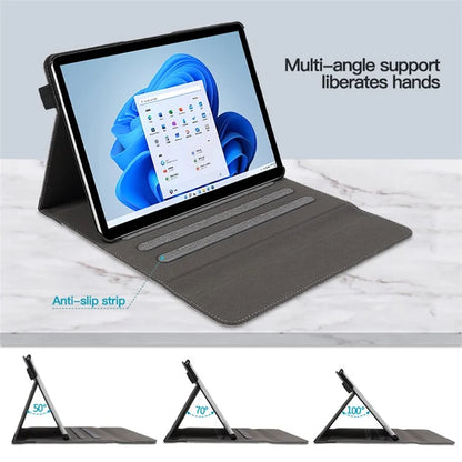For Microsoft Surface Pro 10 / 9 / 8 Case Stand Wallet Function Laptop Leather Cover